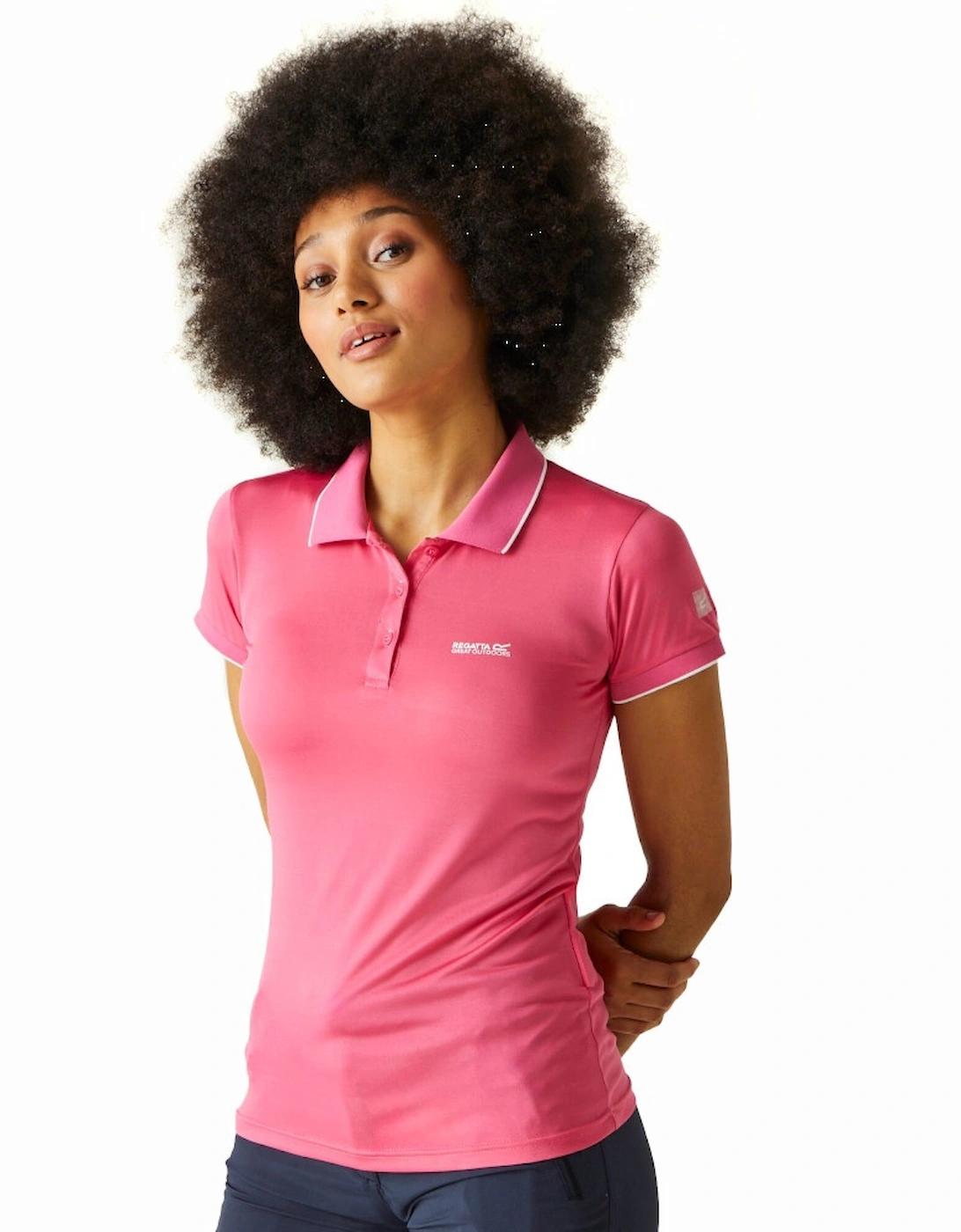 Womens Remex II Quick Dry Wicking Active Polo Shirt, 5 of 4