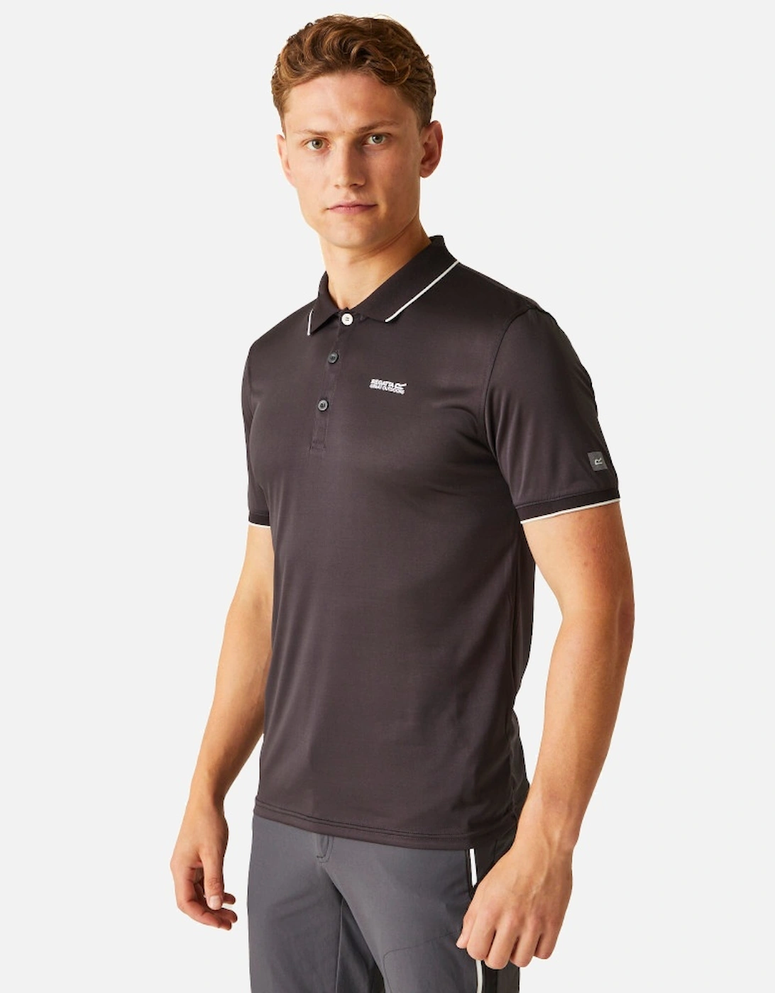 Mens Remex II Short Sleeve Quick Drying Polo Shirt, 5 of 4