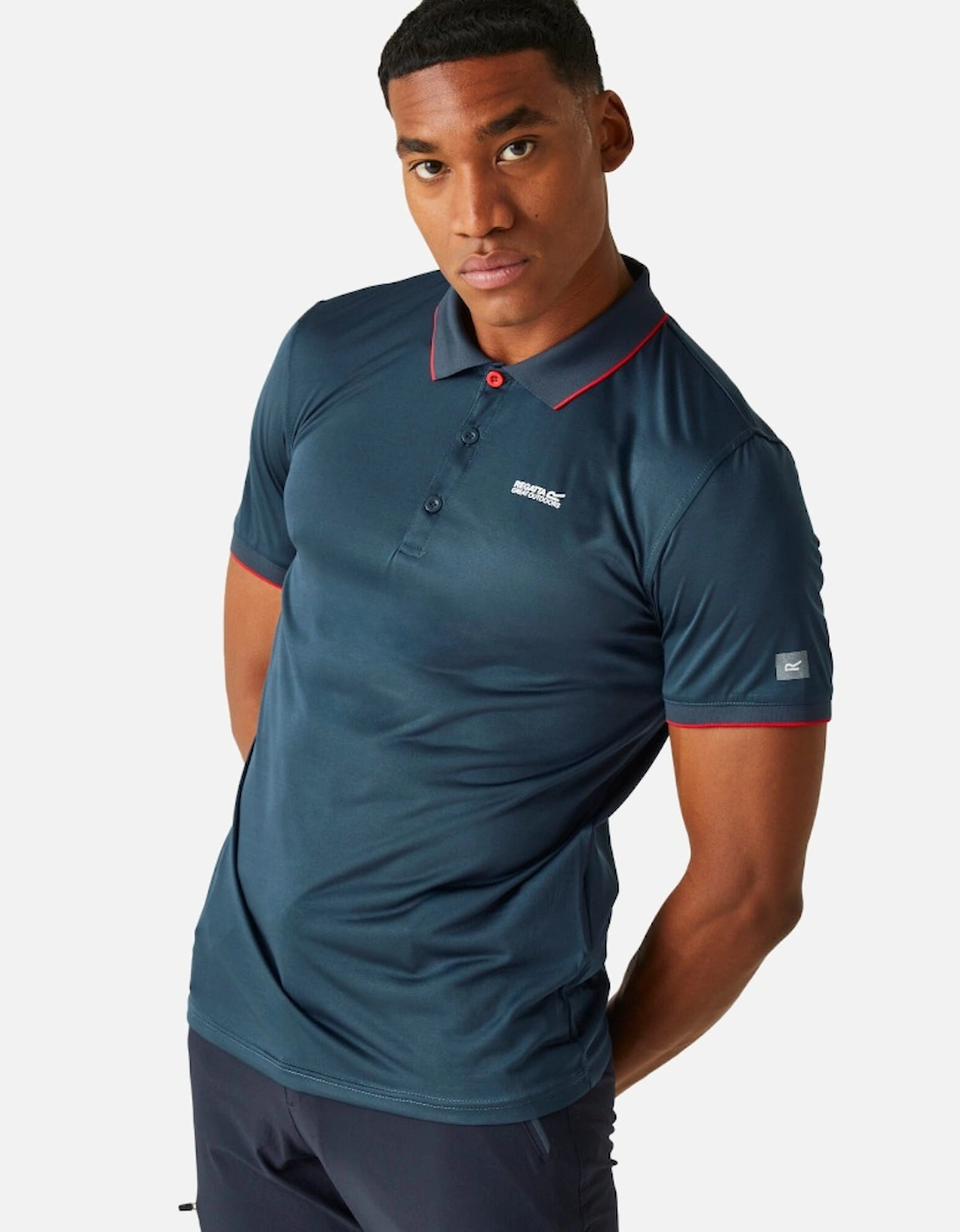 Mens Remex II Short Sleeve Quick Drying Polo Shirt, 5 of 4