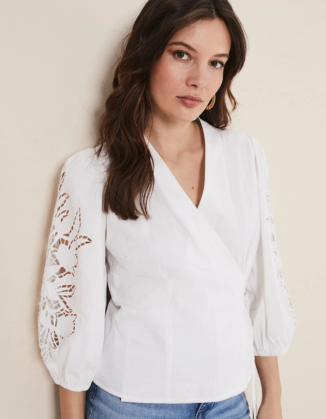 Kacey Broderie Blouse, 2 of 1