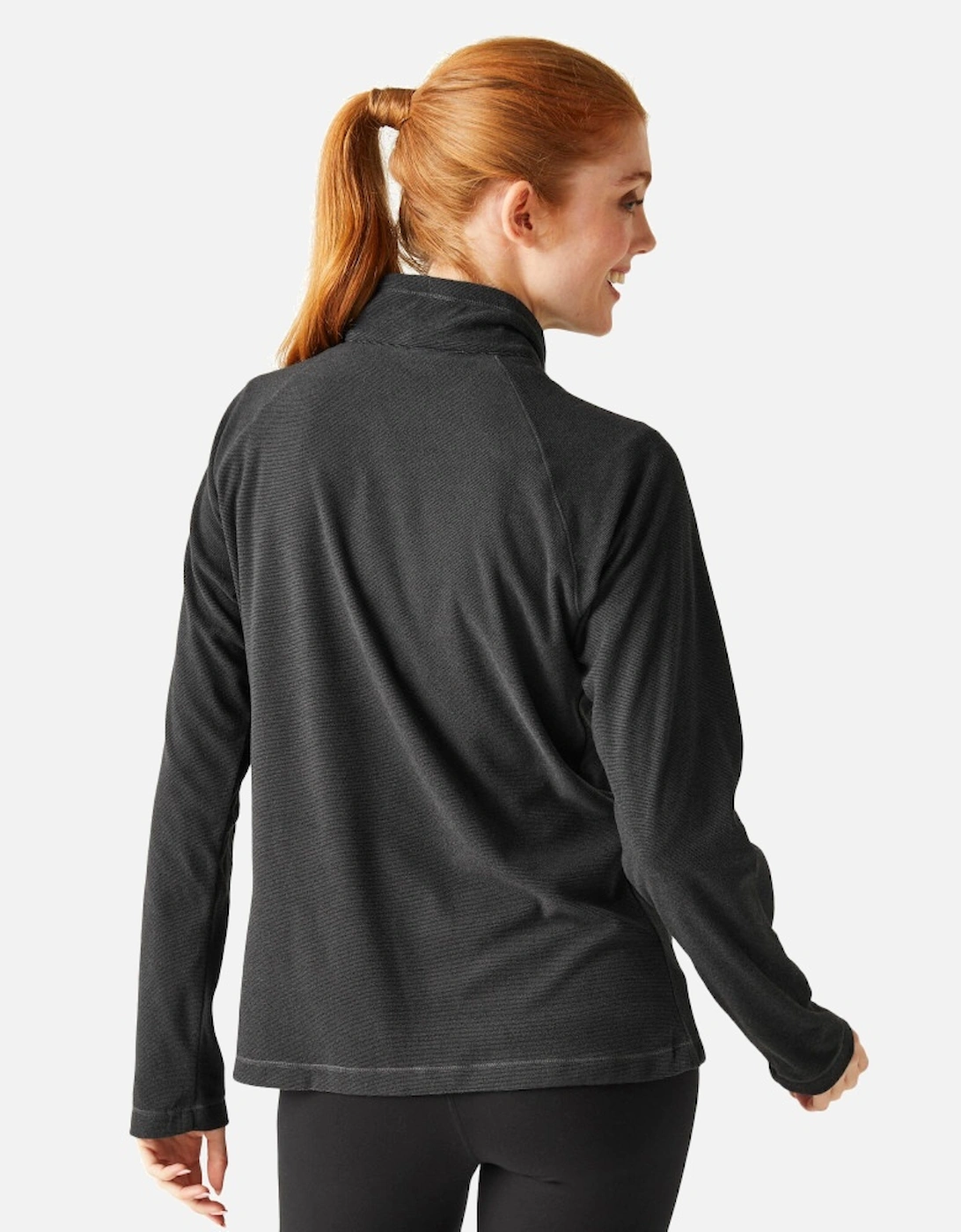 Womens Montes Half Zip Lightweight Microfleece Top