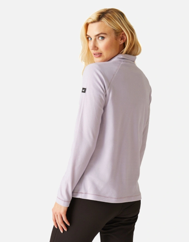 Womens Montes Half Zip Lightweight Microfleece Top