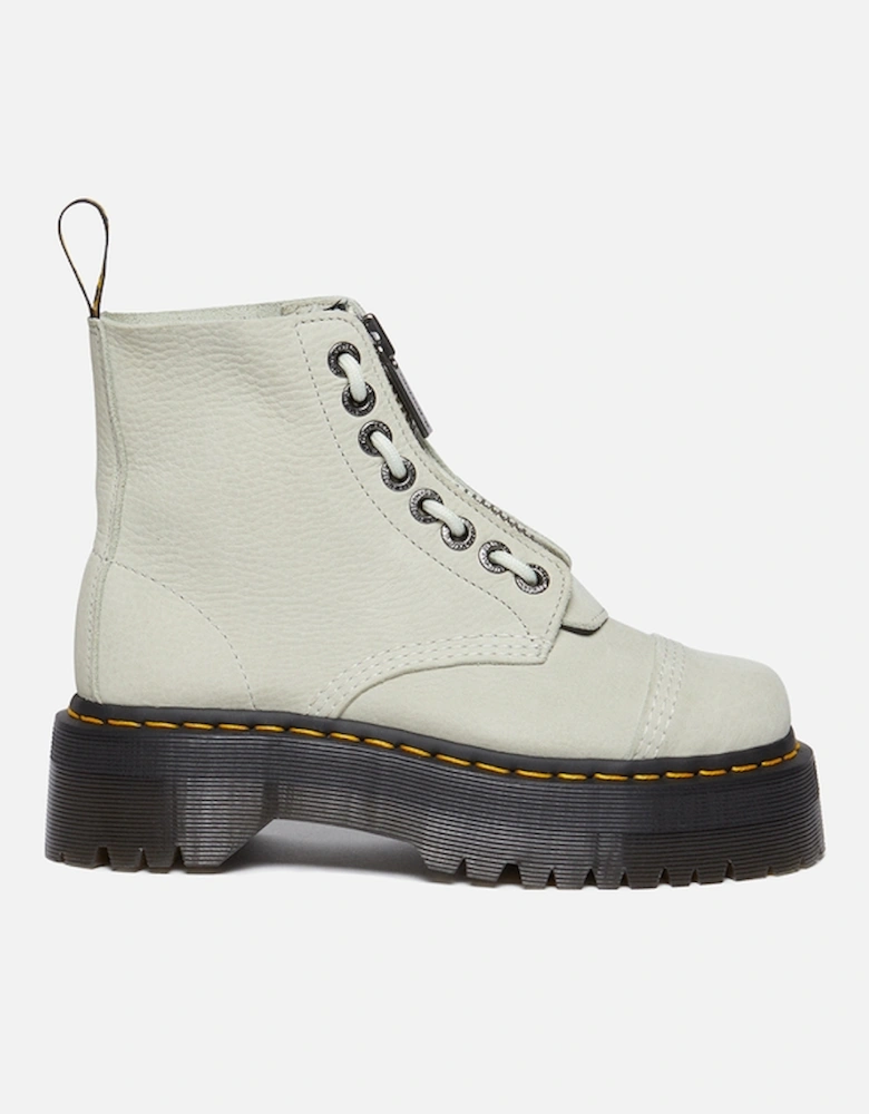 Dr. Martens Women's Sinclair Leather Zip Front Boots - Smoked Mint