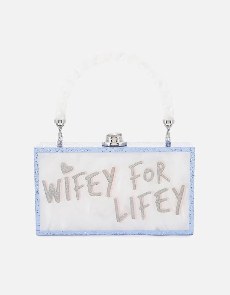 Women's Cleo Wifey For Lifey - Pearl Blue