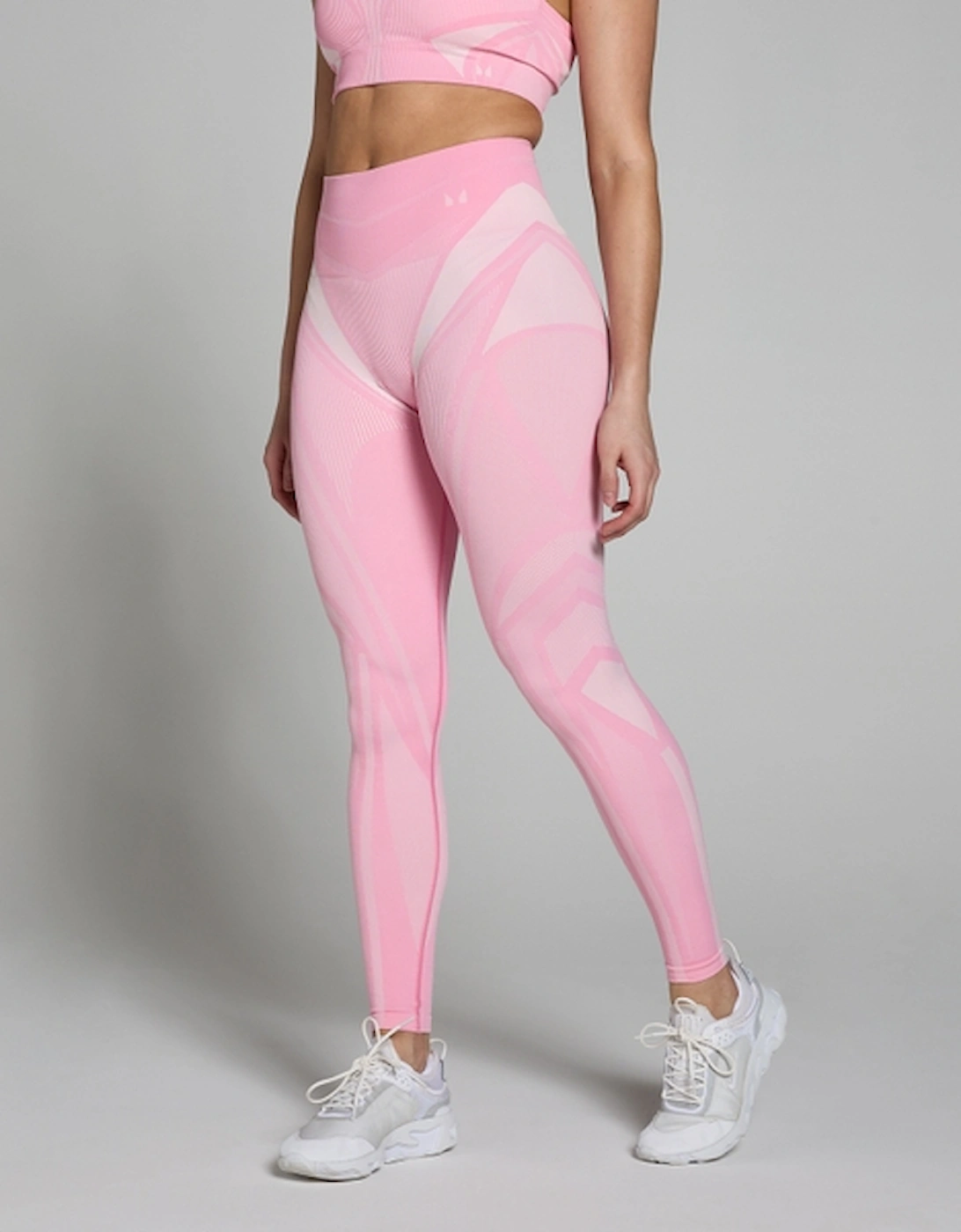 Women's Tempo Ultra Geometric Seamless Leggings - Blossom Pink, 2 of 1