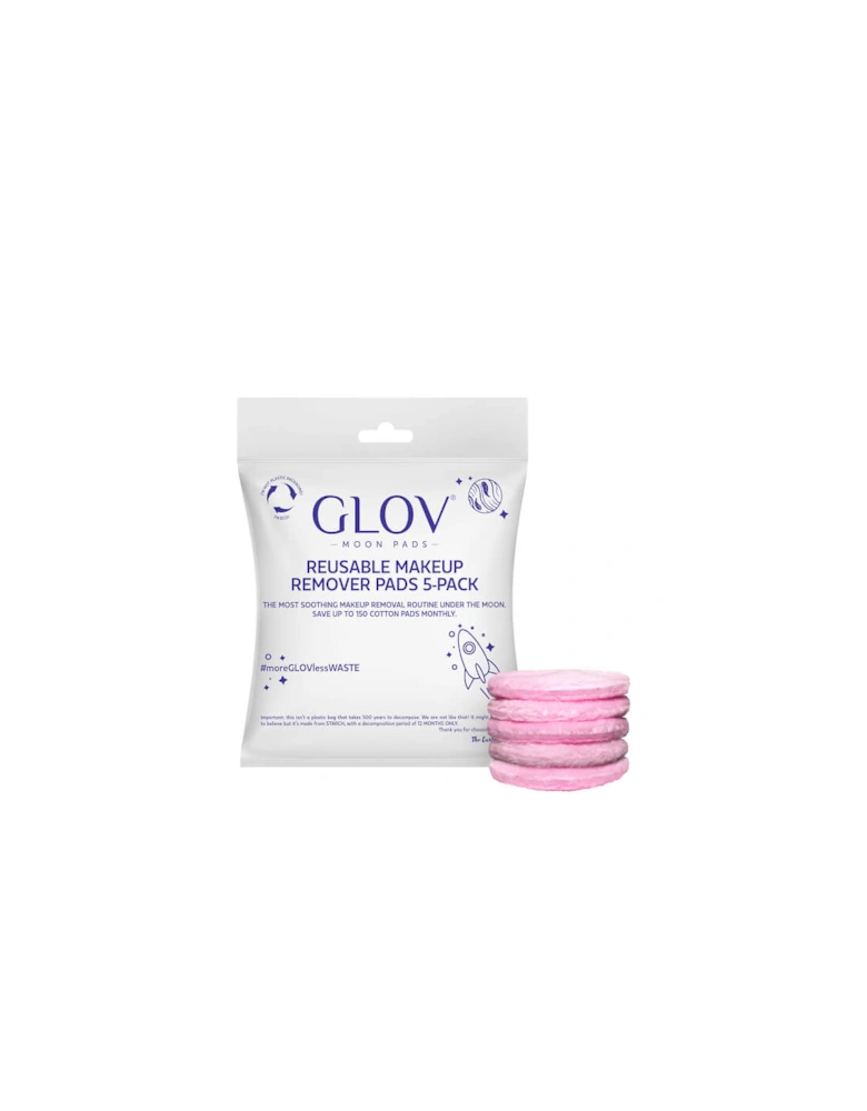 GLOV® Reusable Cosmetic Pads - Pink (Pack of 5) - GLOV