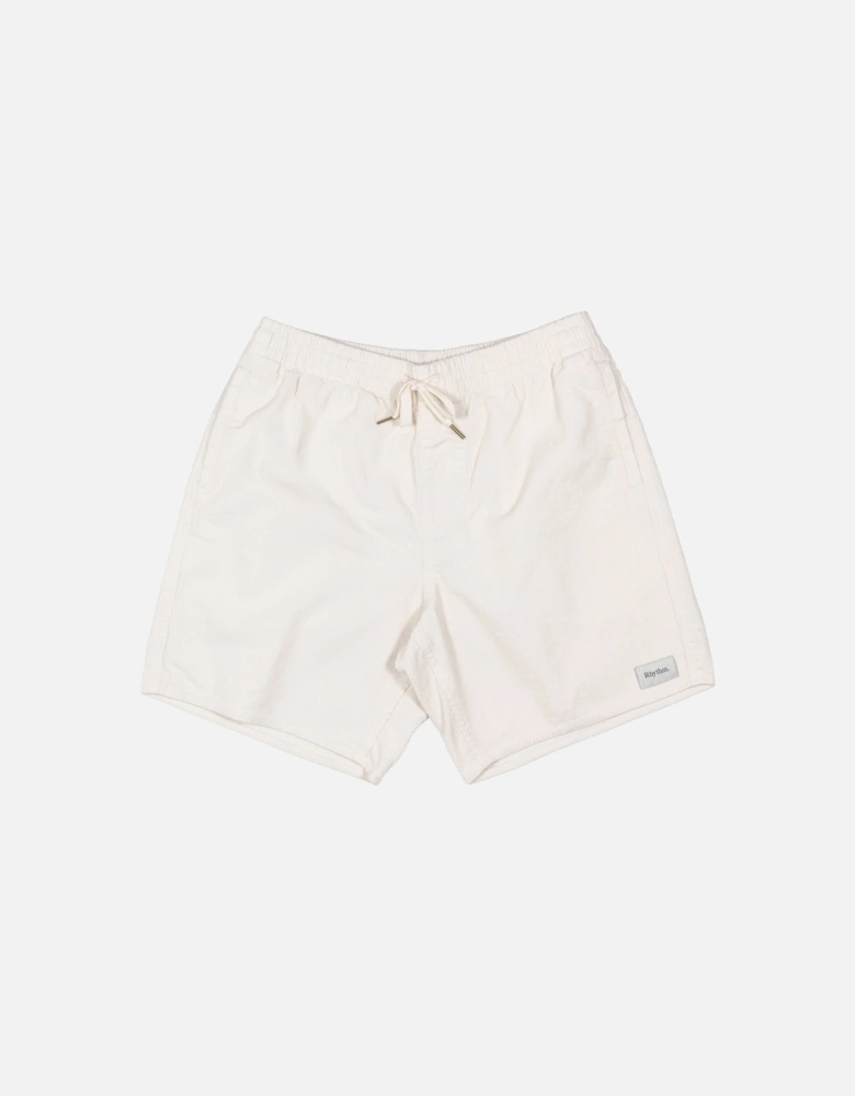 Classic Cord Jam Shorts - Vintage White