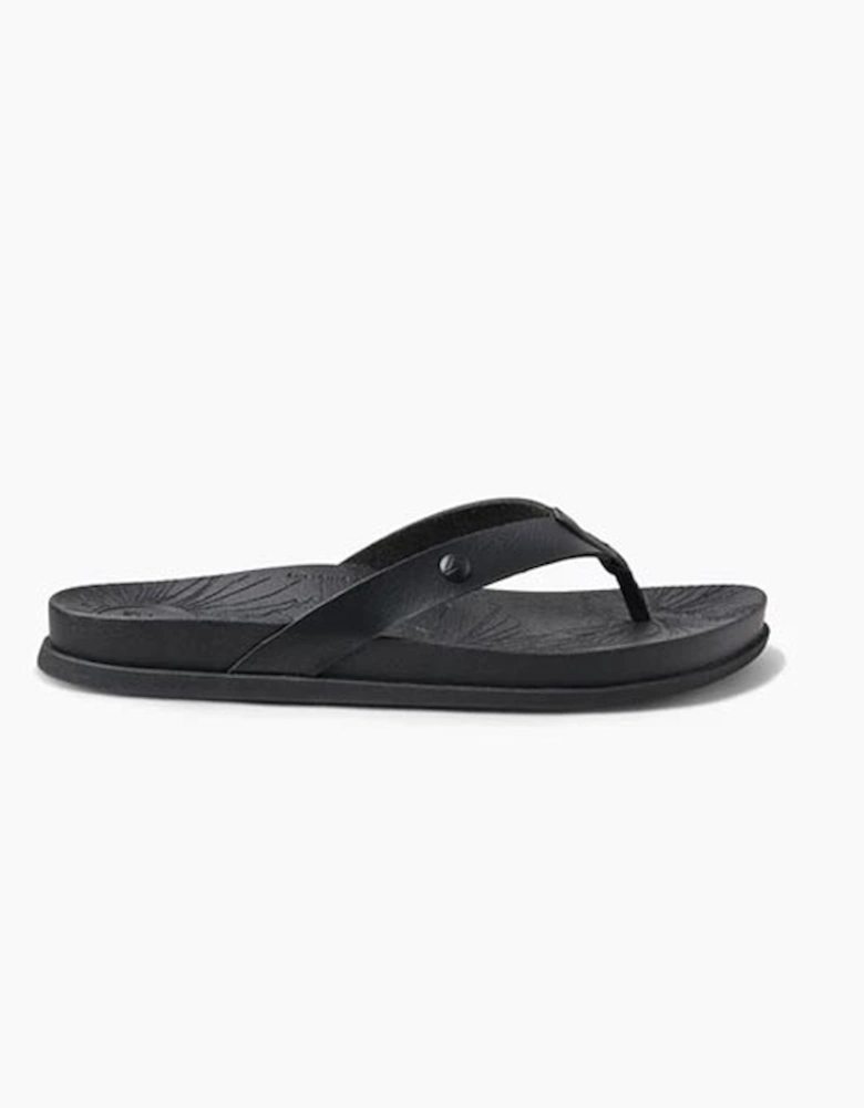 Womens Cushion Porto Cruz Flip Flop Black Night