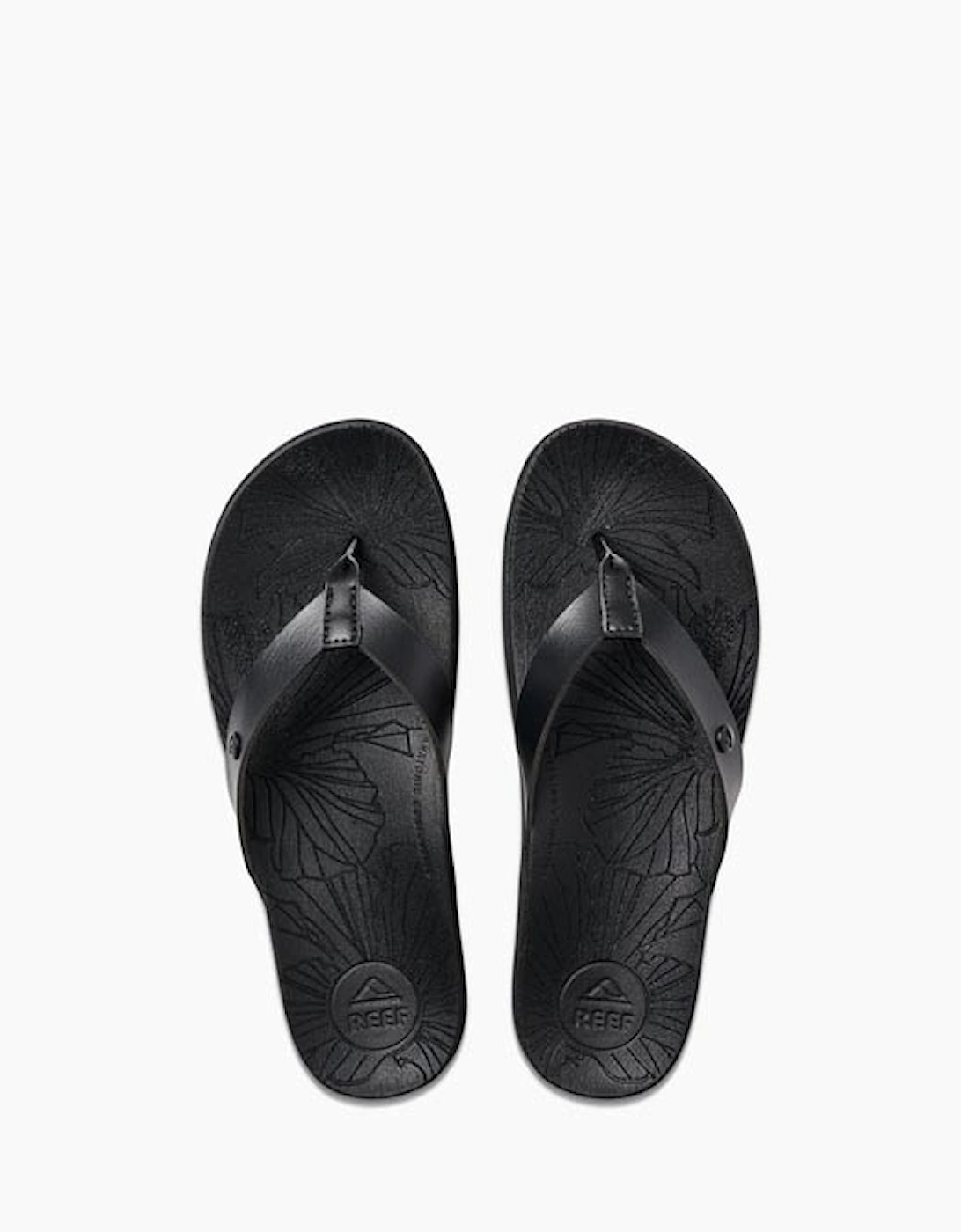 Womens Cushion Porto Cruz Flip Flop Black Night