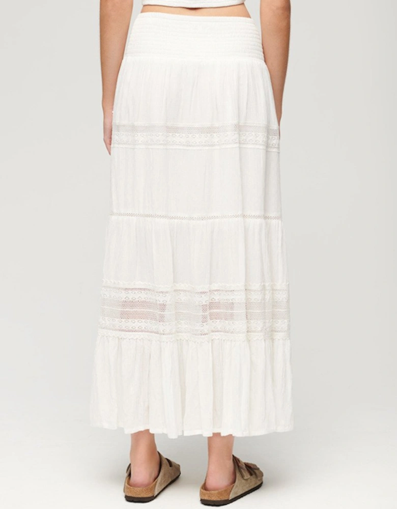 Women's Ibiza Maxi Skirt Off White