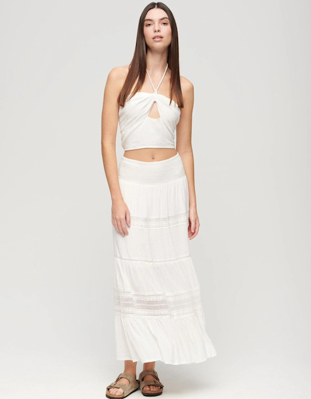 Women's Ibiza Maxi Skirt Off White