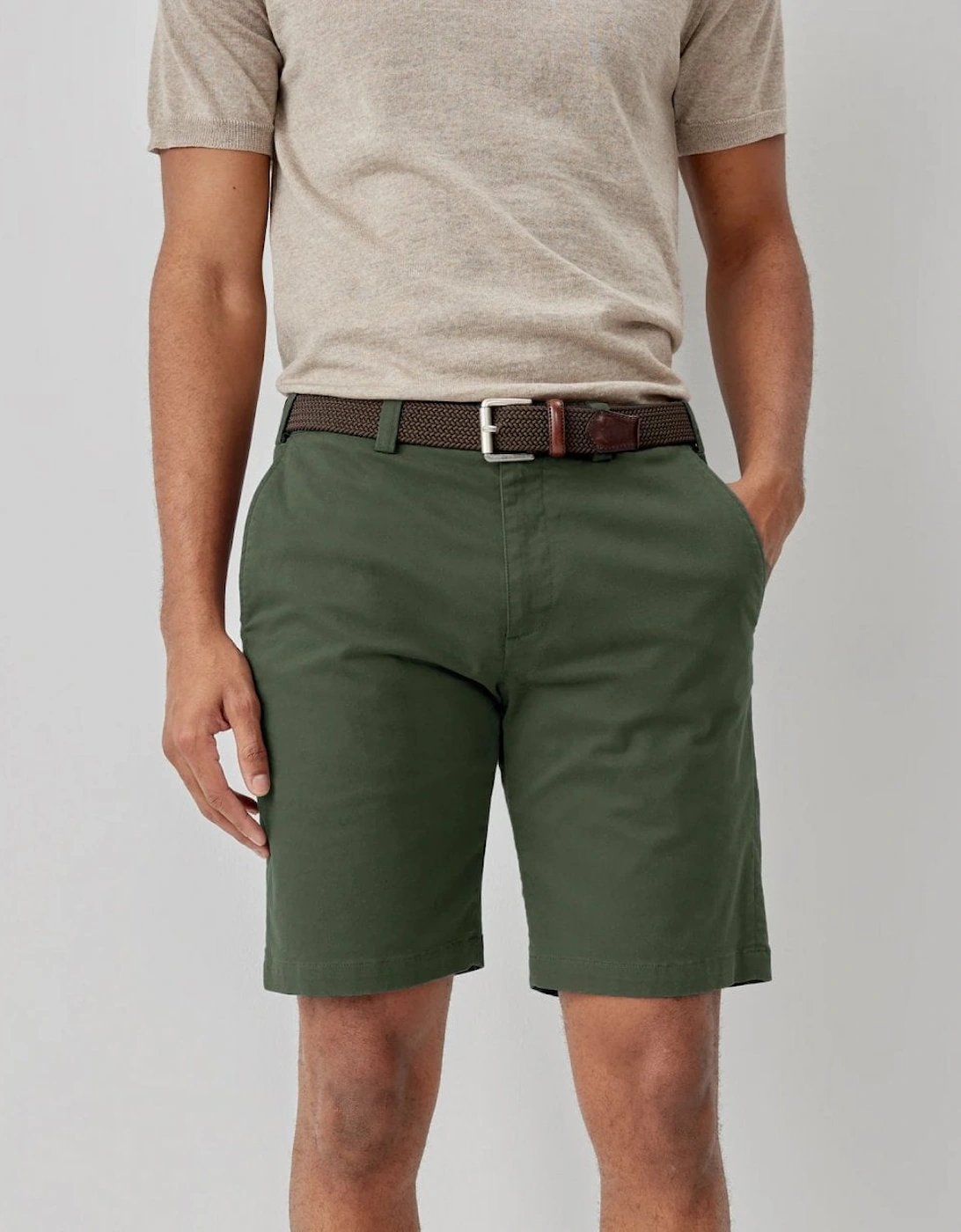 Frades Mens Italian Cotton Chino Shorts, 5 of 4