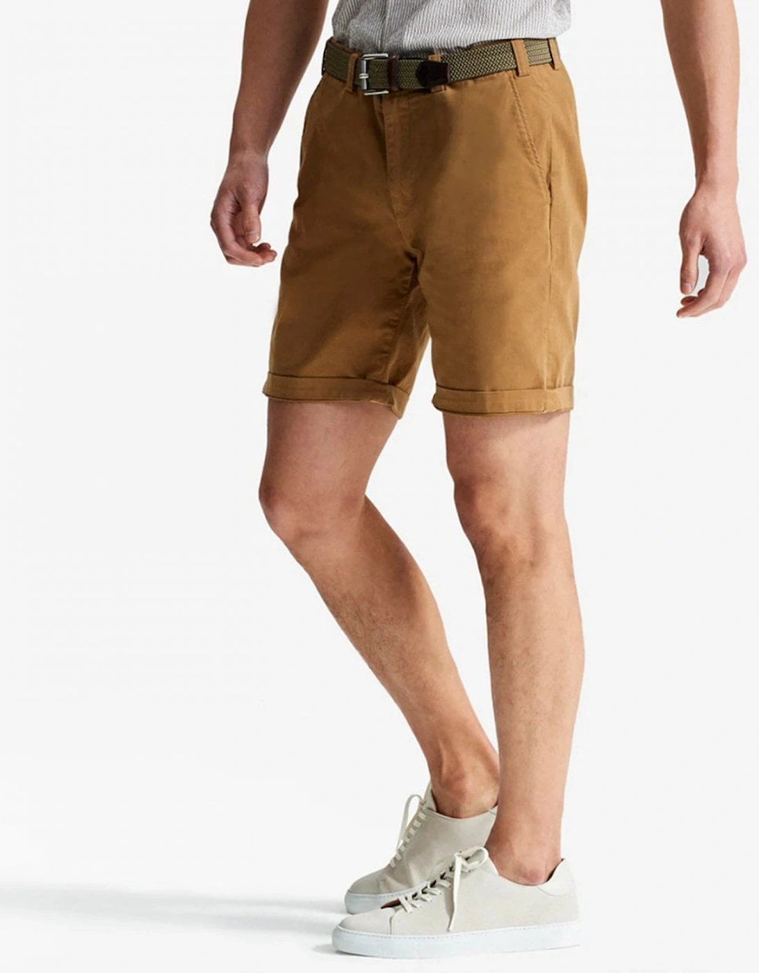 Frades Mens Italian Cotton Chino Shorts, 5 of 4