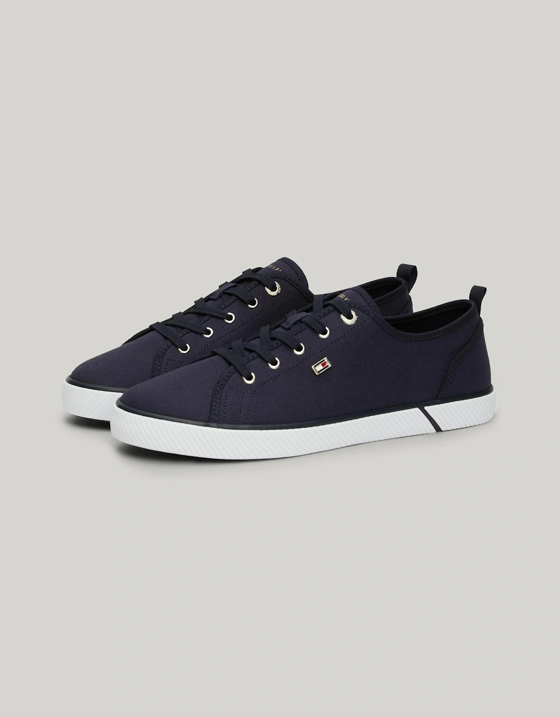 Vulc Detail Womens Canvas Trainers, 7 of 6