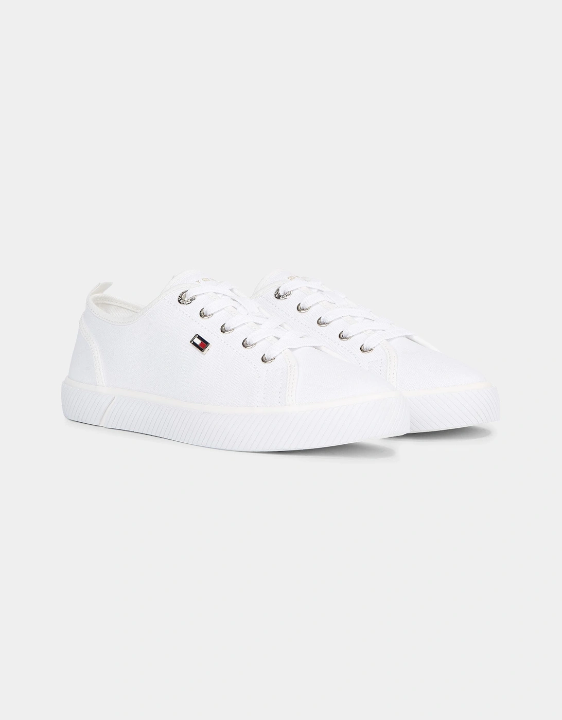 Vulc Detail Womens Canvas Trainers, 5 of 4