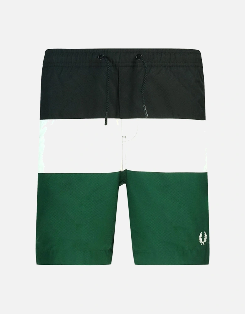 Colour Block S8510 426 Green Swim Shorts