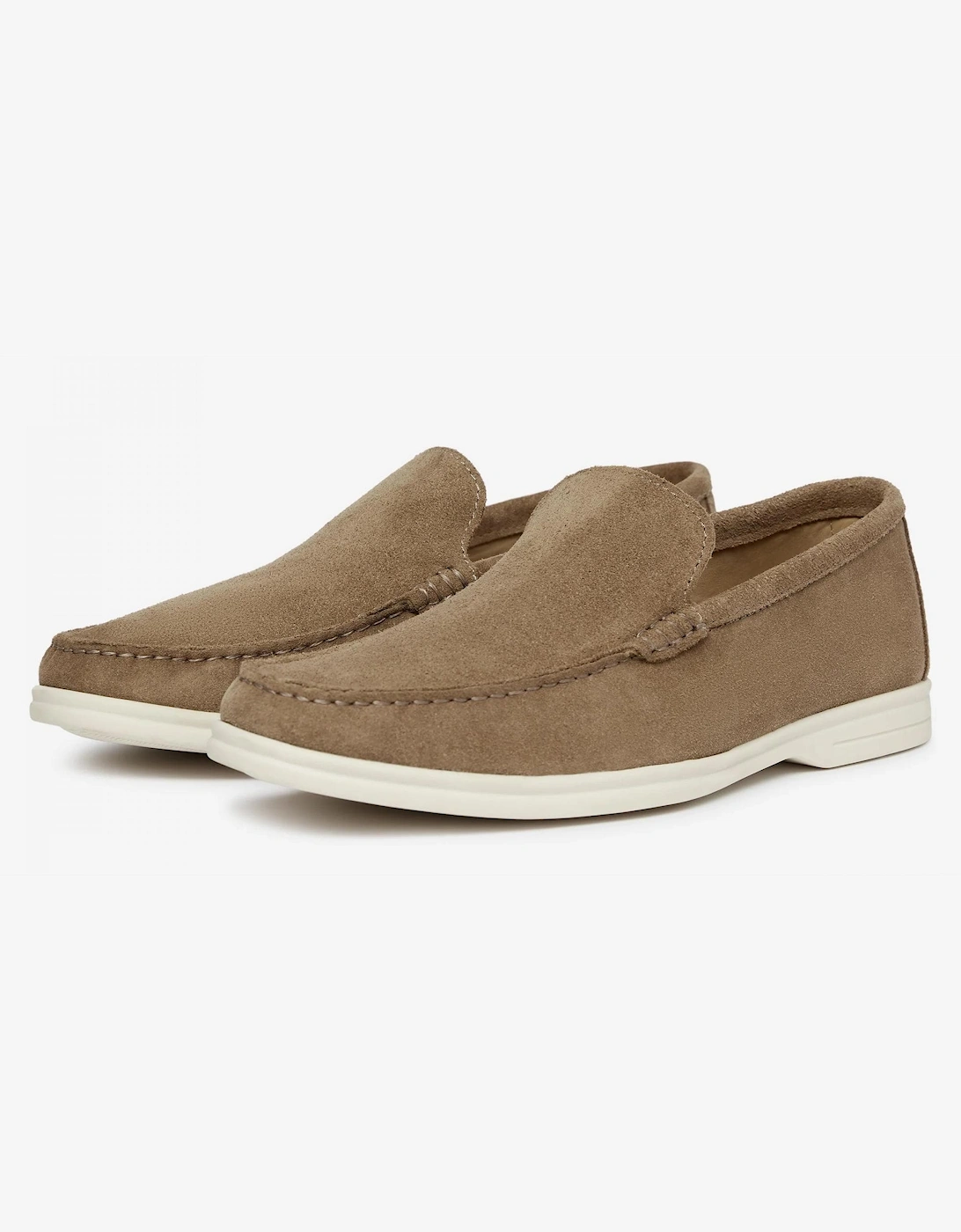 Alicante Mens Suede Moccasin Loafers, 6 of 5