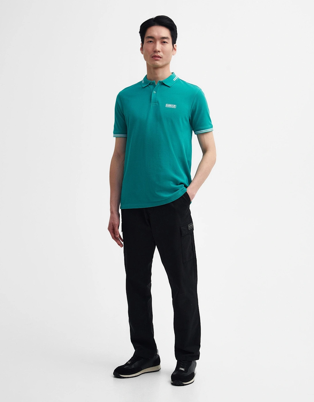 Essential Tipped Mens Tailored Polo