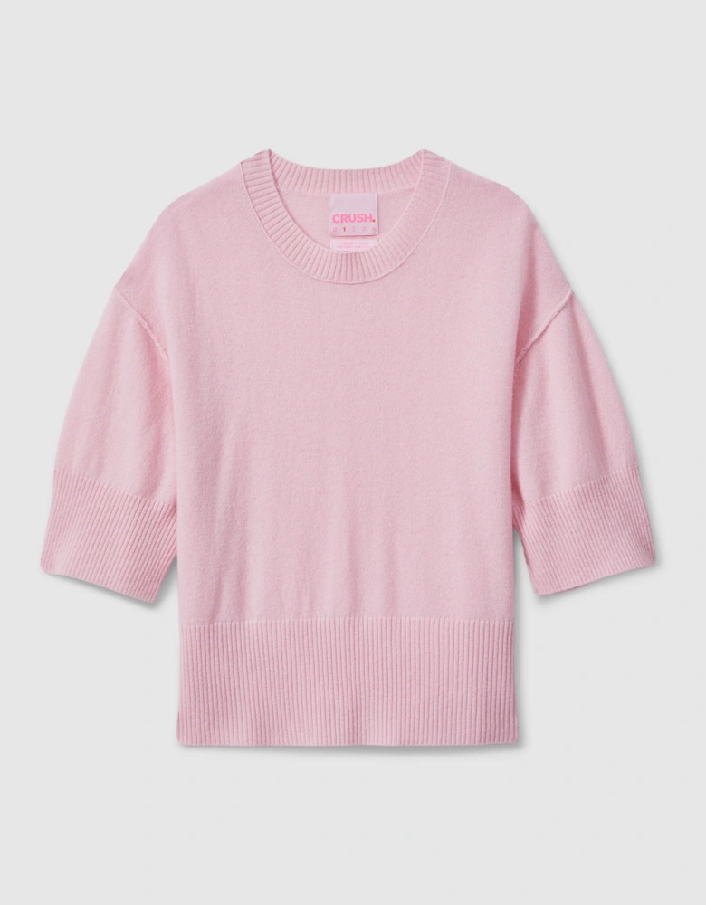 CRUSH Collection Cashmere Oversized T-Shirt