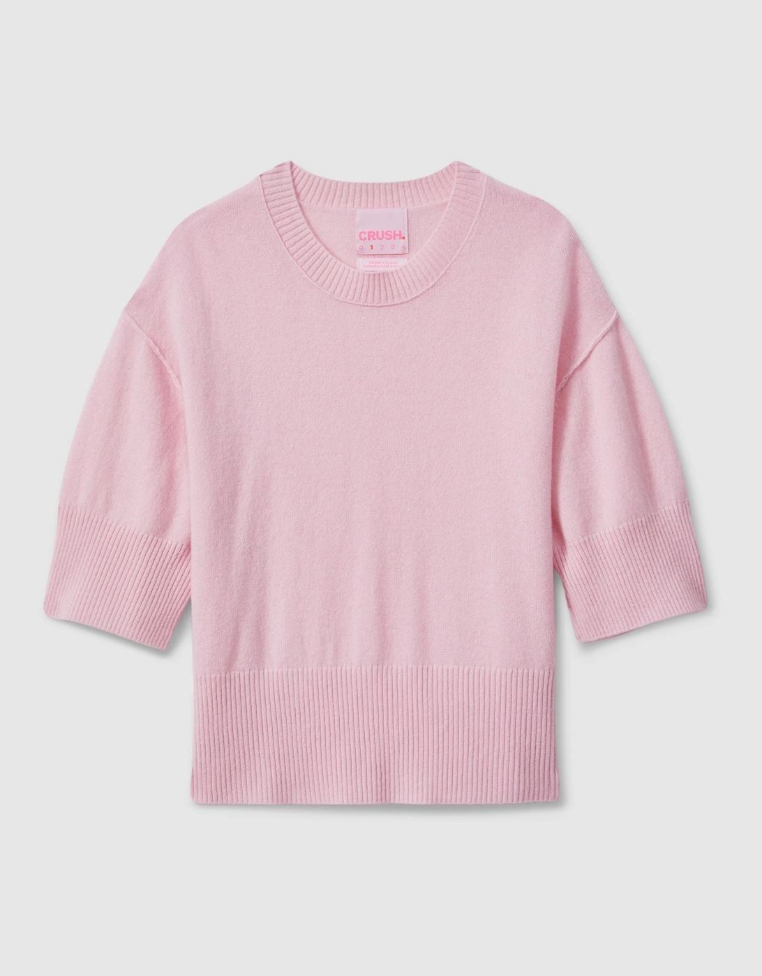CRUSH Collection Cashmere Oversized T-Shirt, 2 of 1