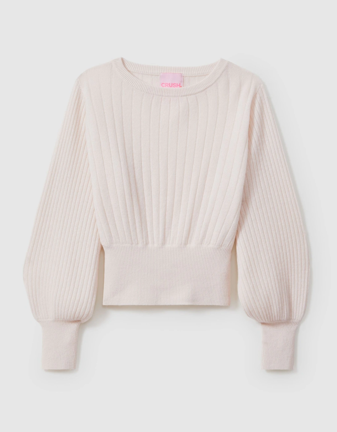 CRUSH Collection Cashmere Blouson Sleeve Jumper, 2 of 1