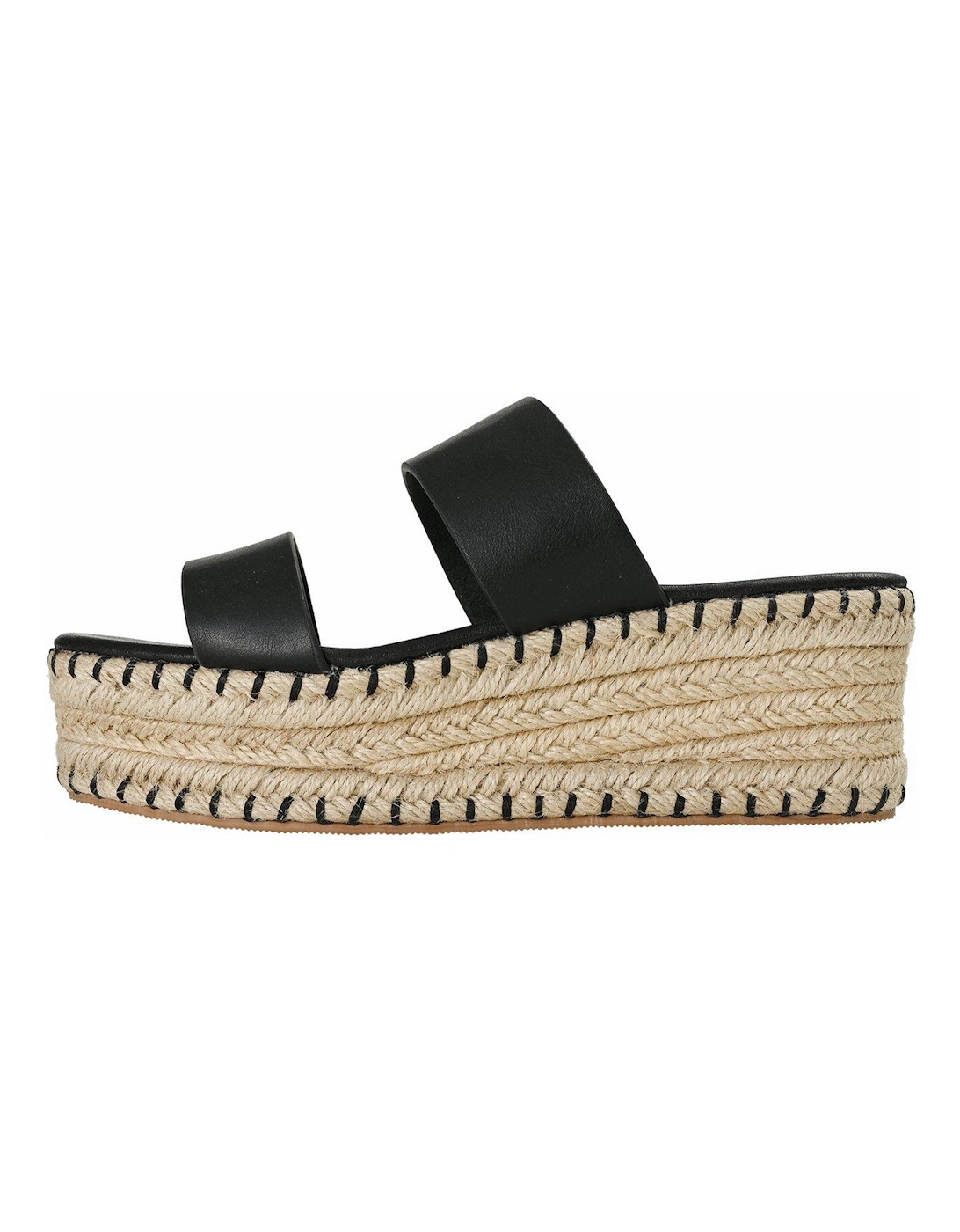 Thong Espadrille In Black, 5 of 4