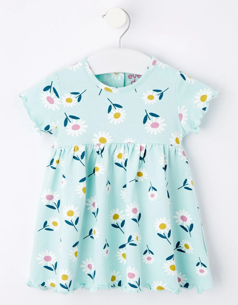 Baby Girls Ss Flower Print Dress