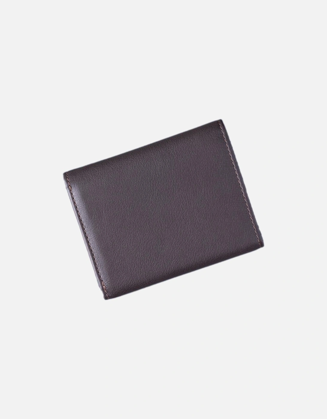 Stitch Leather Tri-Fold Wallet