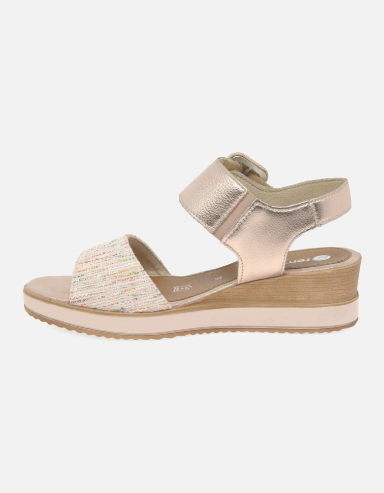 Capri Womens Wedge Heel Sandals