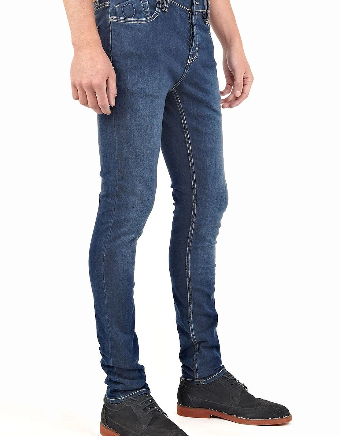 Ashton Skinny Fit Jeans | Dark Blue Wash