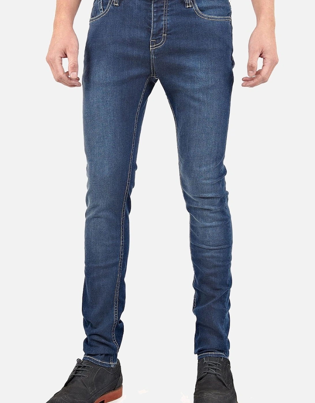 Ashton Skinny Fit Jeans | Dark Blue Wash, 4 of 3