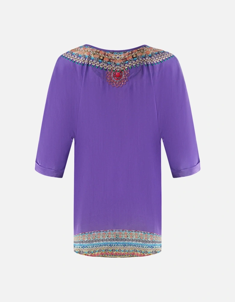 Tivoli Gardenia 12009 Purple Silk Fish Top