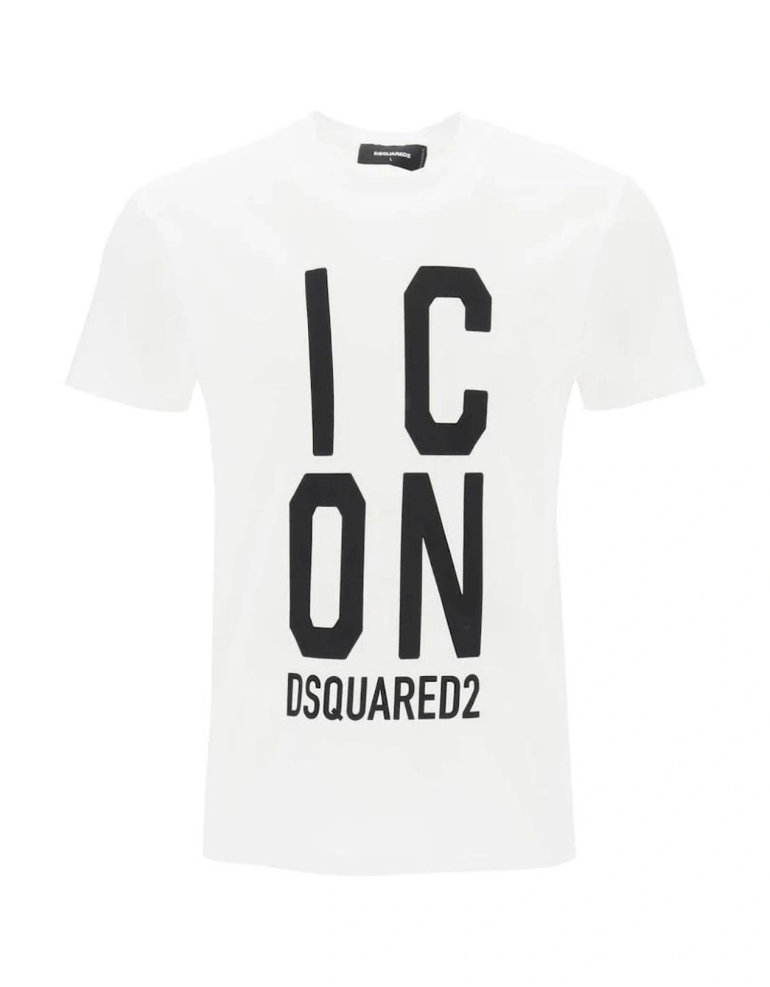 Dsquared2 Men's White Bold Icon Logo Cool Fit T-Shirt  34 Xs