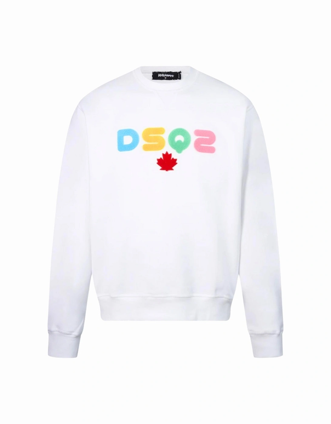 Multi Coloured Dsq2 Logo White Sweatshirt, 2 of 1