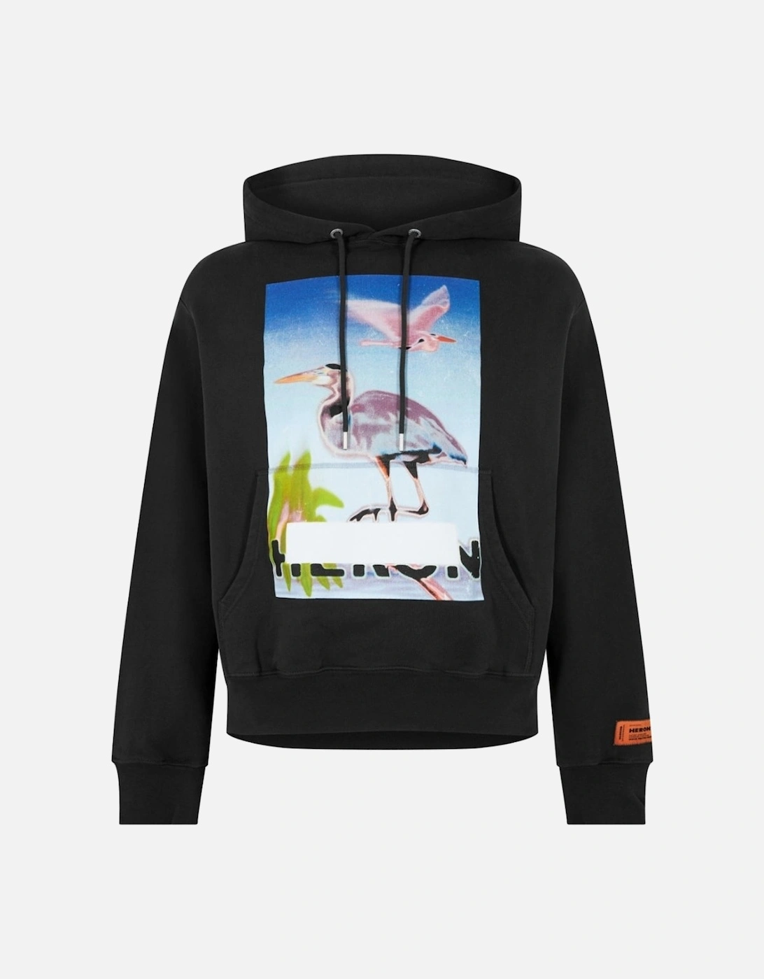 Censored Heron Logo Black Hoodie, 2 of 1