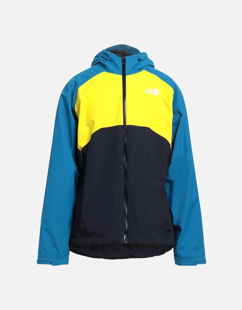 M Stratos Blue Colourblock Thin Jacket