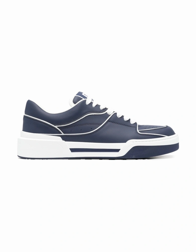 Contrast Trim Sneakers Navy