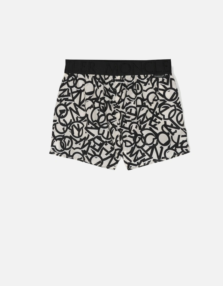 Kids All Over Logo shorts Black