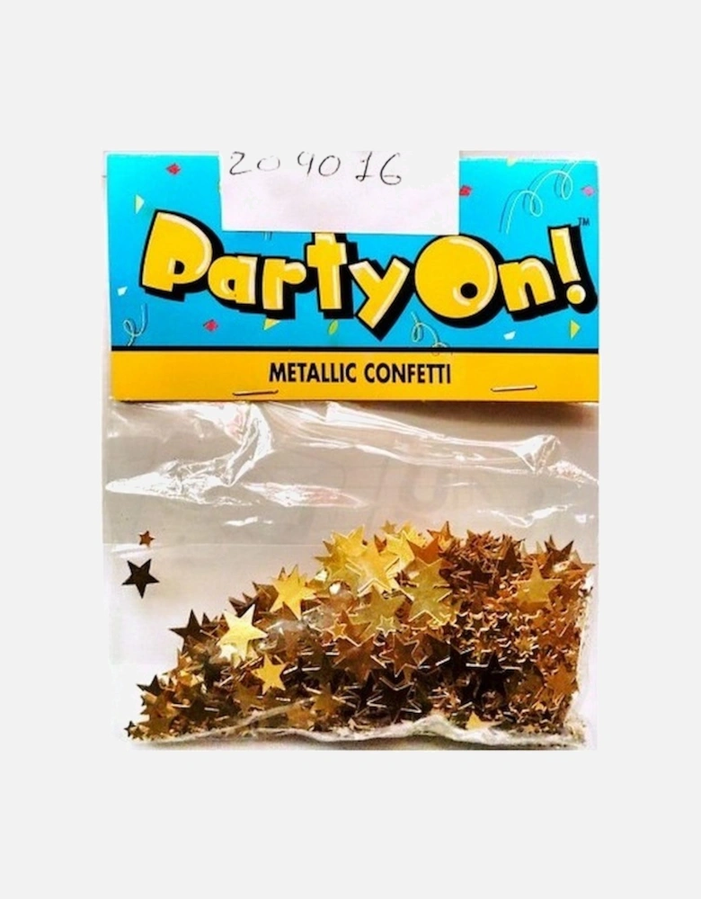 Party On! Mini Metallic Stars Confetti