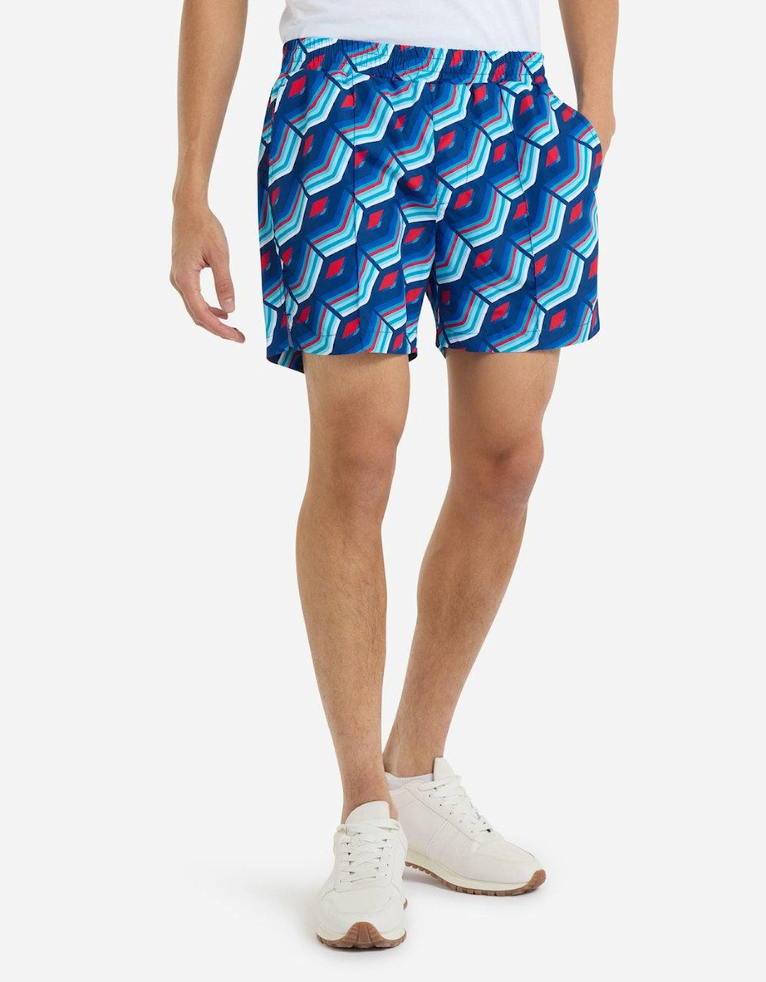 Mens Printed Swim Shorts, 2 of 1