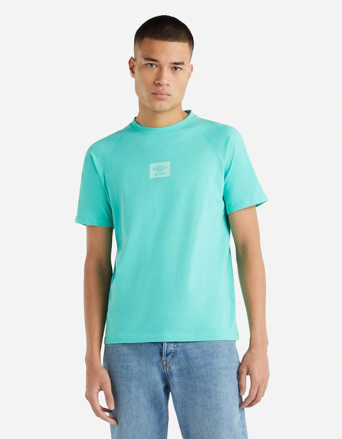 Mens Layered Box Logo T-Shirt, 2 of 1