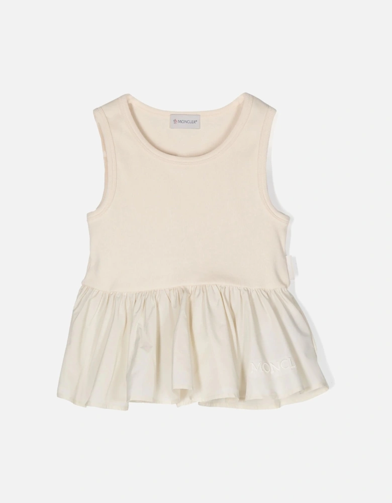 Kids Skirt Dress Cream