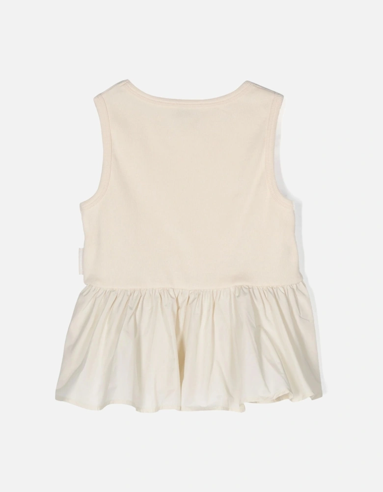 Kids Skirt Dress Cream