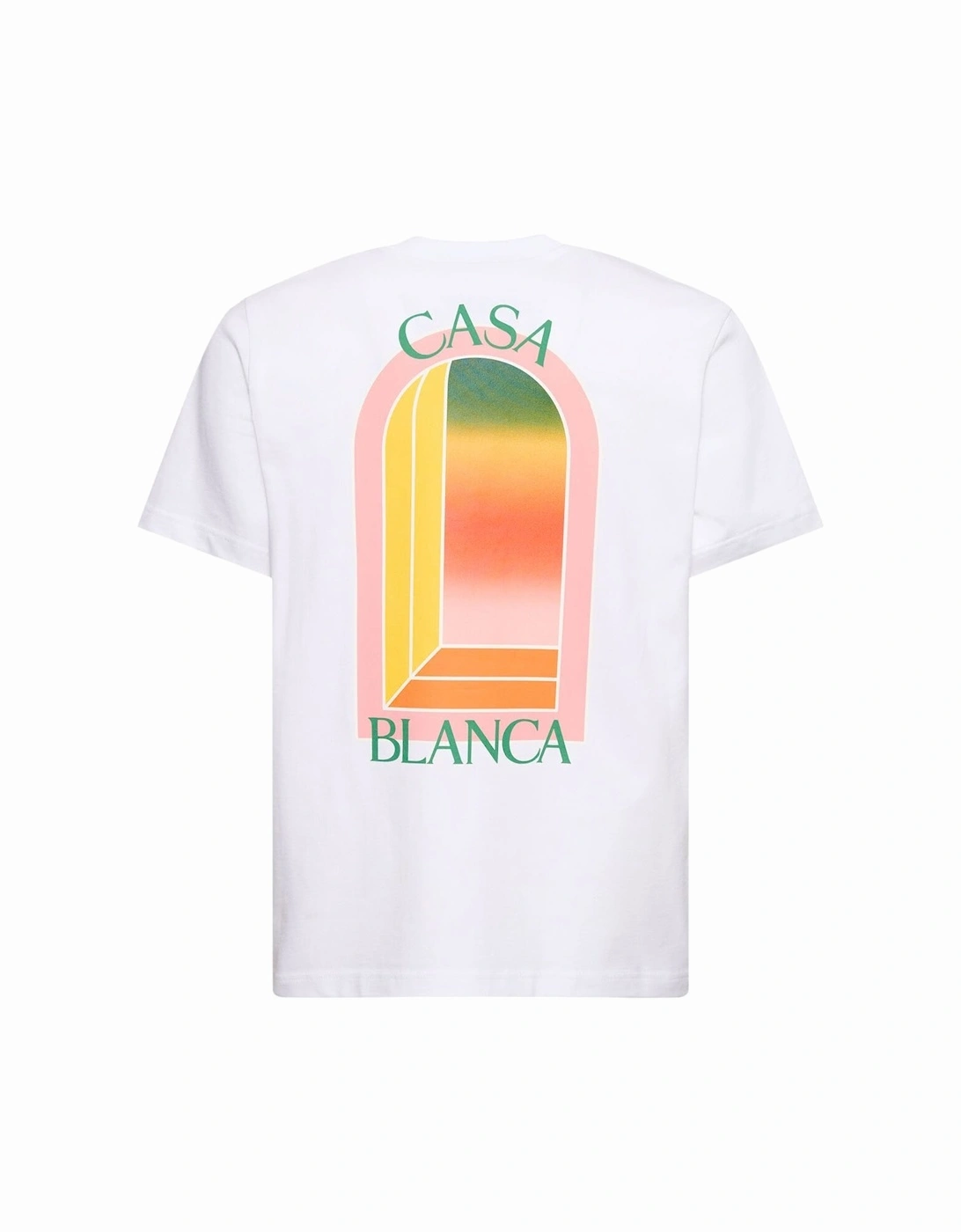 Gradient L'Arche Printed T-Shirt in White