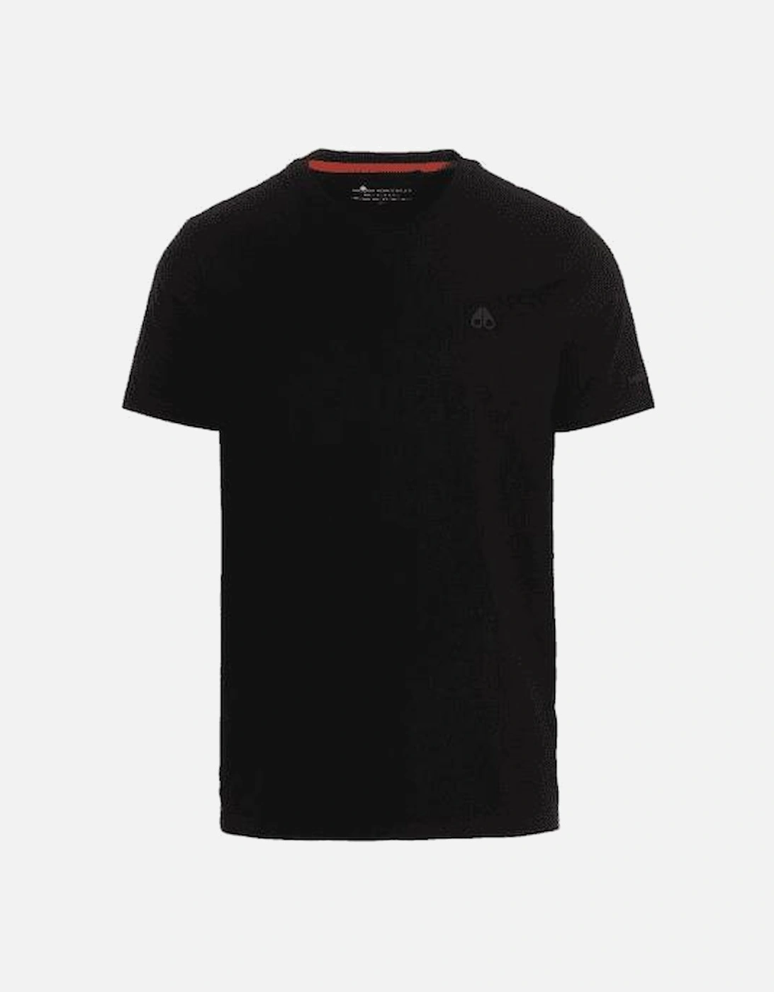 Satellite Basic Logo Cotton Black T-Shirt, 5 of 4