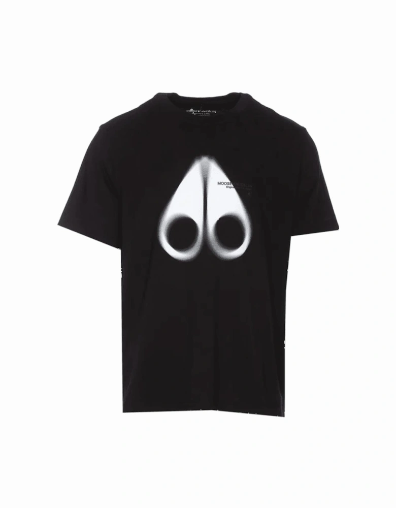 Maurice Spray Logo Black T-Shirt
