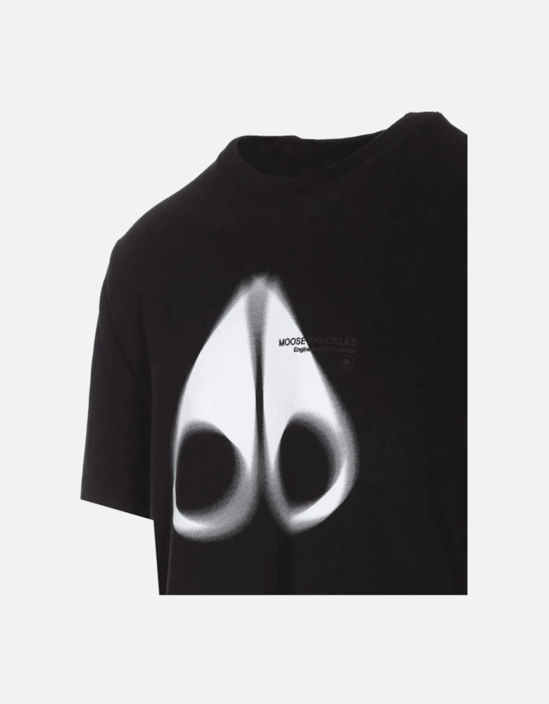 Maurice Spray Logo Black T-Shirt