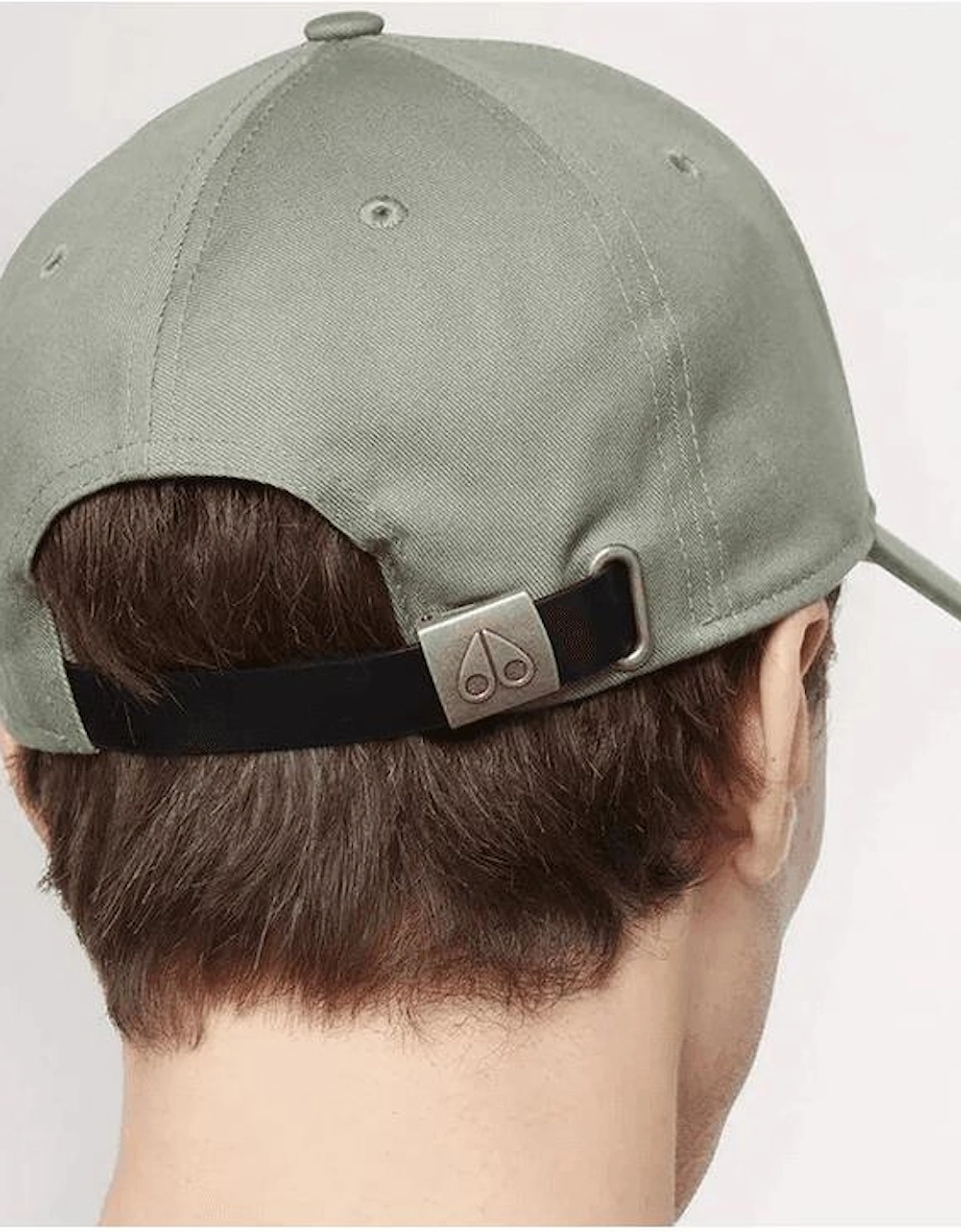 Cotton Metal Icon Logo Sage Green Cap