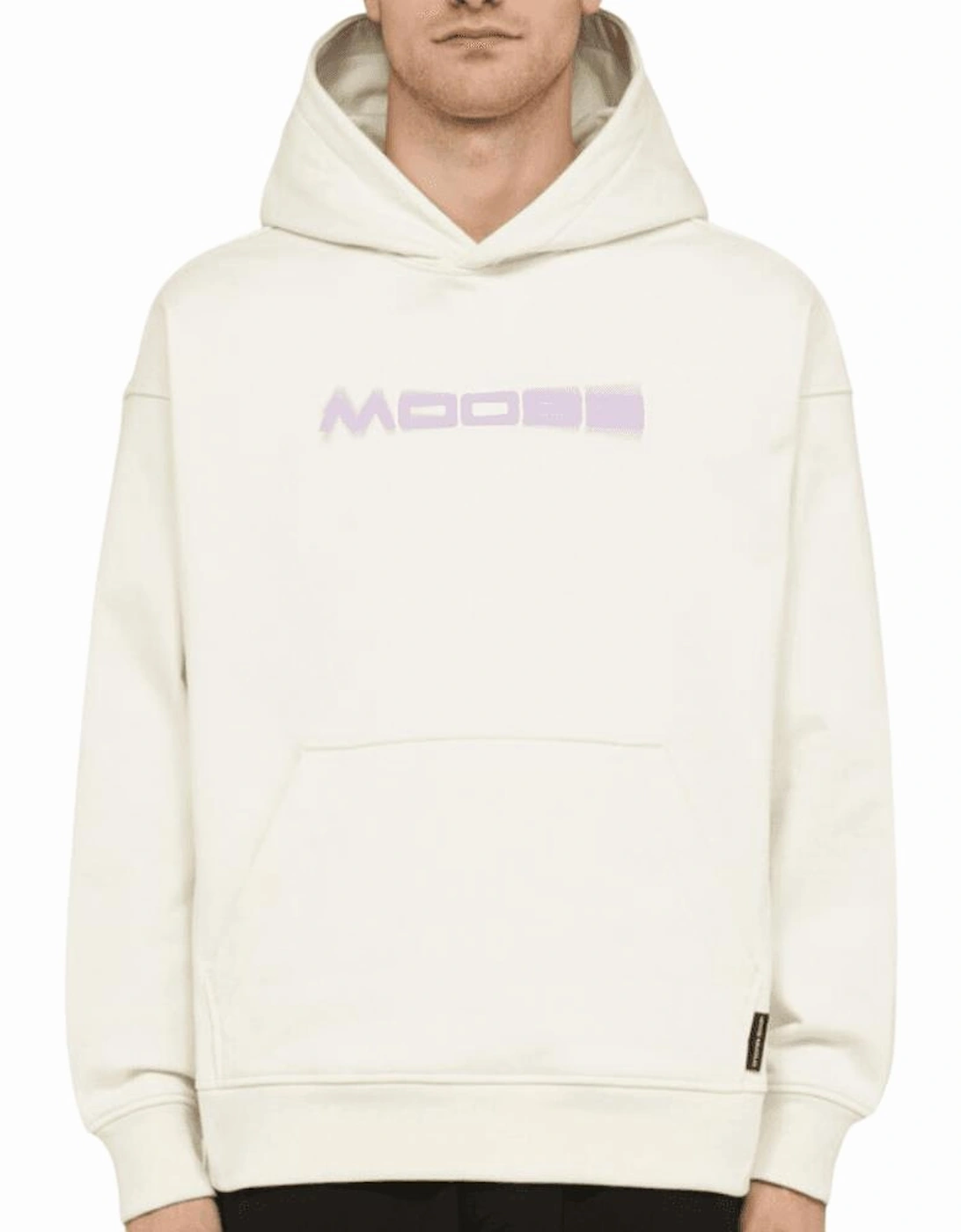 Damien Logo Pullover Plaster White Hoodie, 4 of 3