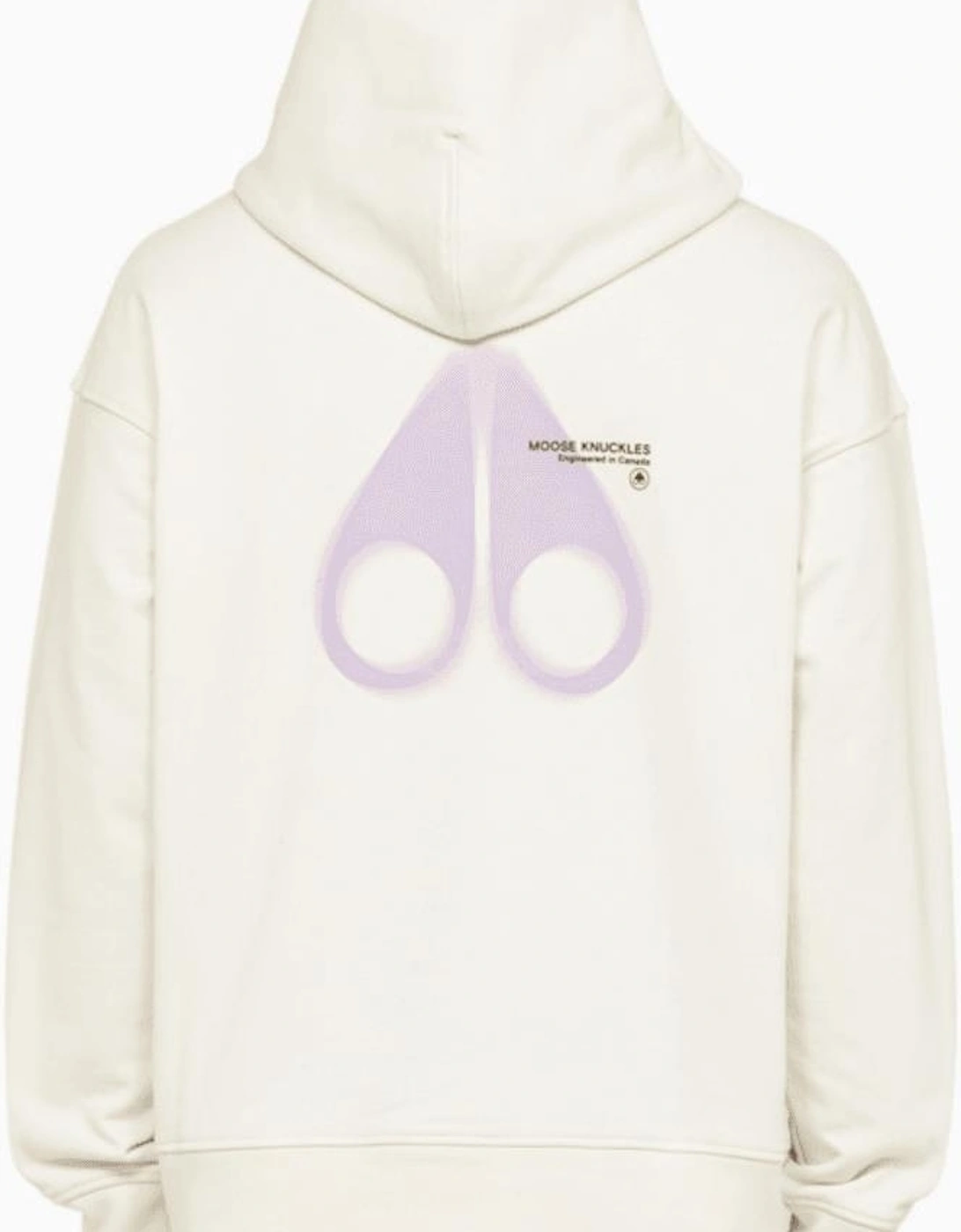 Damien Logo Pullover Plaster White Hoodie